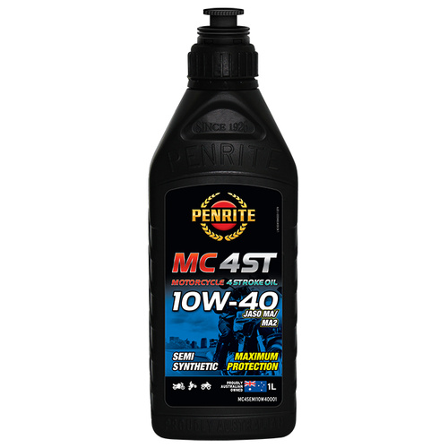 Penrite MC-4ST 10W-40 Semi Synthetic Oil - 1 Litre - SKU:6107980