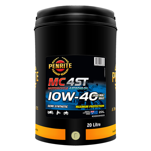 Penrite MC-4ST 10W-40 Semi Synthetic Oil - 20 Litres - SKU:6107983