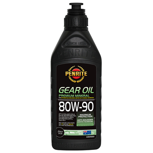 Penrite Premium 10W-40 Mineral Gear Oil - 1 Litre - SKU:6108017