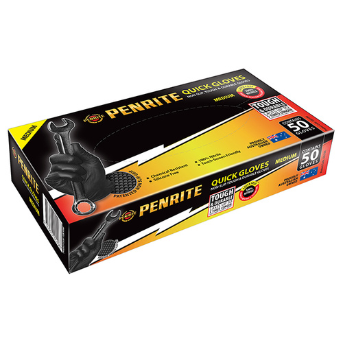 Penrite Quick Glove 50 Pack - M - SKU:6108199