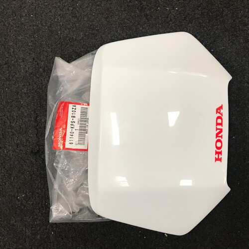 HONDA CRF230F 2009-114 FRONT NUMBER PLATE WHITE *NH196* - SKU:61140KPSB10ZA