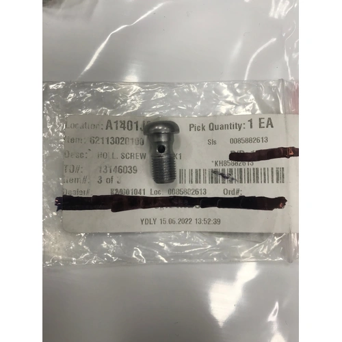 OEM banjo bolt M10x1x19.5 (62113020100) - SKU:62113020100