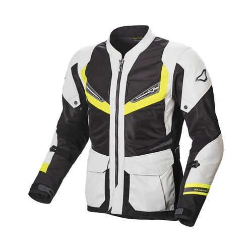 Macna Aerocon Jacket - Night Eye/Fluro Yellow - S - SKU:64-1118-98