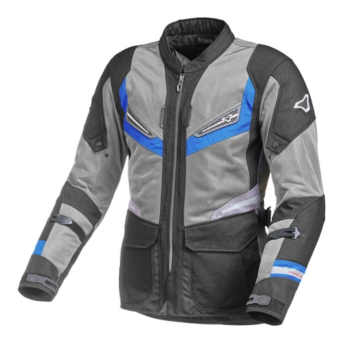 Macna Aerocon Jacket - Black/Grey/Blue