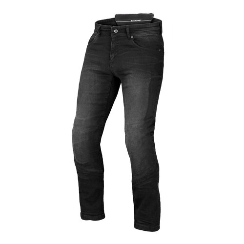 Macna Stone Pro Single Layer Jeans - Black - S - SKU:64-1342-31