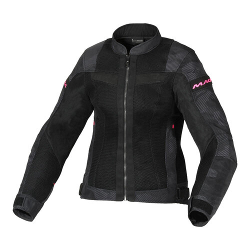 Macna Ladies Velotura Jacket - Black/Grey/Camo - S - SKU:64-1382-97
