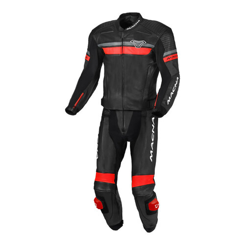 Macna Diabro 2 Pce Suit - Black/Red - S - SKU:64-1408-66
