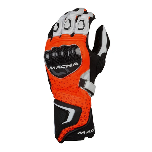 Macna Track R Glove - Red/White/Black - S - SKU:64-3031-16