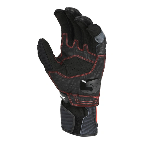 Macna Shellar Gloves - Black/Red - S - SKU:64-3399-34