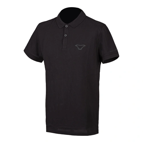 Macna Polo T-Shirt - Black/Silver