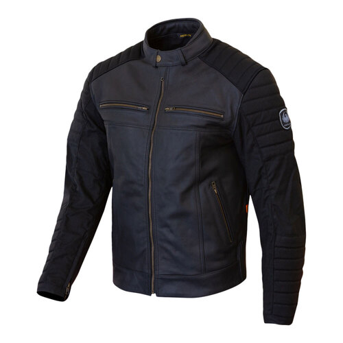 Merlin Ridge Leather Cotec Jacket - Black - L - SKU:65-057-04
