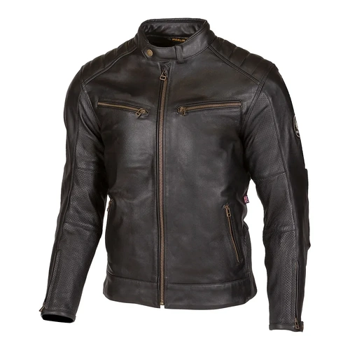 Merlin D30 Chase II Leather Jacket - Black