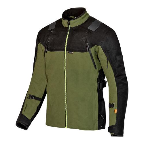 Merlin Navar Lamin D3O Jacket - Black/Dark Green - S - SKU:65-186-12