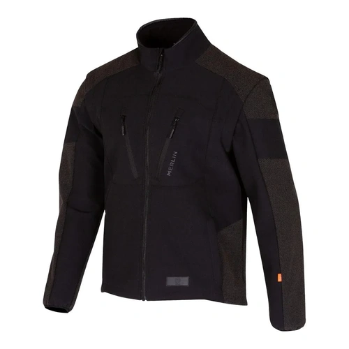 Merlin Badou D3O Motorcycle Jacket - Black - S - SKU:65-192-02
