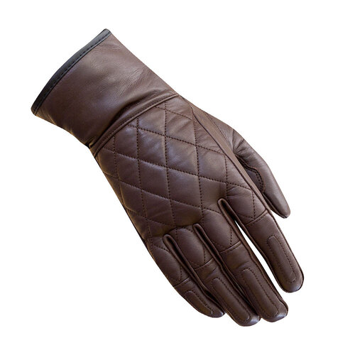 Merlin Salt Ladies Leather Glove - Brown - XS - SKU:65-317-01