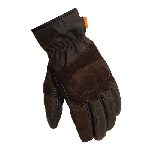 Merlin Ranton II D30 Waxproofed/Waterproof Leather Glove - Olive/Brown - L - SKU:65-336-14