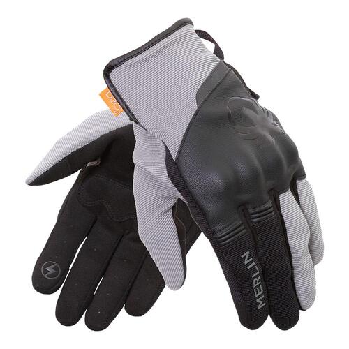 Merlin Berea Trail D3O Gloves - Grey - S - SKU:65-347-32