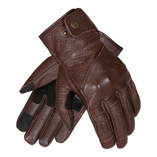 Merlin D30 Legacy Leather Gloves - Dark Brown - S - SKU:65-356-12