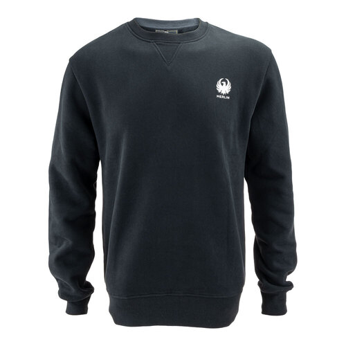 Merlin Greenfield L/S Sweatshirt - Black - S - SKU:65-511-12