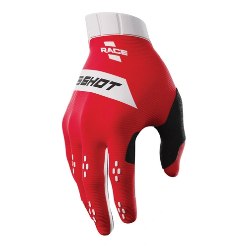 Shot Race Glove - Red - M - SKU:66-3132-09