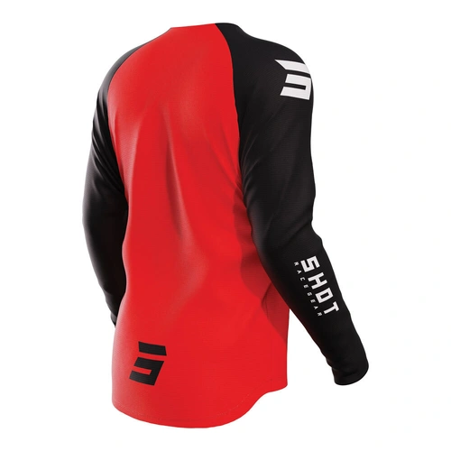 Shot Youth Raw Escape Jersey - Red
