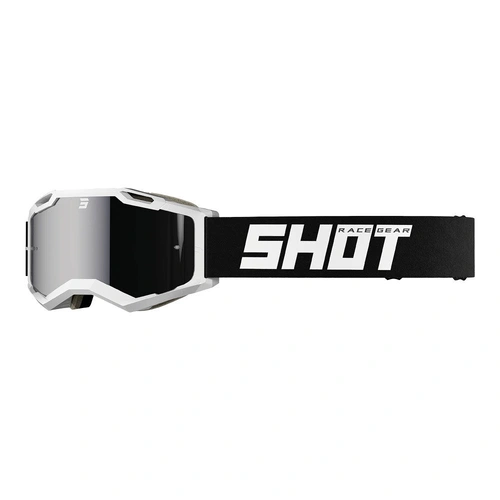 Shot Race Gear Iris 2.0 Goggles - Solid White Glossy