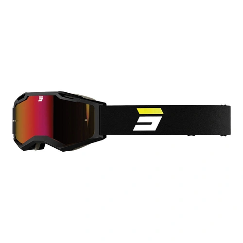 Shot Race Gear Iris 2.0 Goggles - Tech Black/Neon Yellow Matte