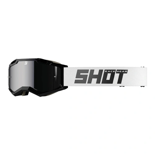 Shot Race Gear Iris 2.0 Goggles - Solid Black Glossy