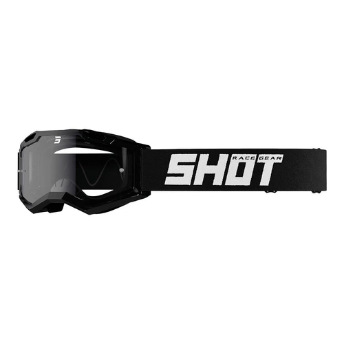 Shot Race Gear Assault 2.0 Enduro Goggles - Solid Black