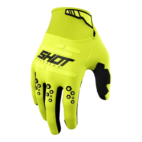 Shot Vision Glove - Neon Yellow - S - SKU:66-4143-08