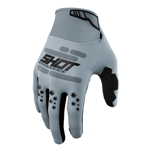 Shot Vision Glove - Grey - S - SKU:66-4144-08