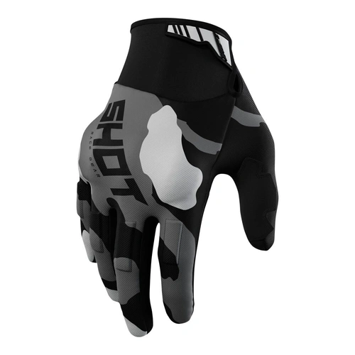 Shot Drift Enduro Glove - Camo Grey - M - SKU:66-4147-09