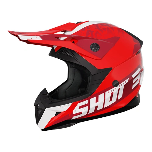 Shot Youth Pulse Airfit Helmet - Gloss Red - M - SKU:66-4745-02