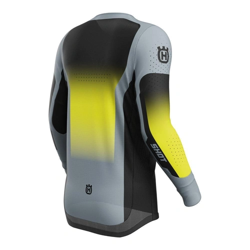 Shot Aerolite HVA Jersey - Black/Grey - S - SKU:66-5101-08