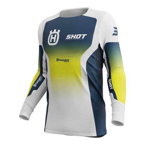 Shot Aerolite HVA Jersey - Blue - S - SKU:66-5102-08