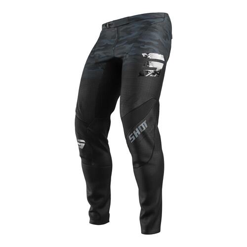 Shot Contact Tactic Pants - Black/Grey - 28 - SKU:66-5110-28