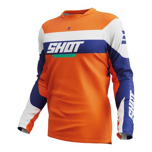 Shot Devo League Jersey - Orange - M - SKU:66-5123-09