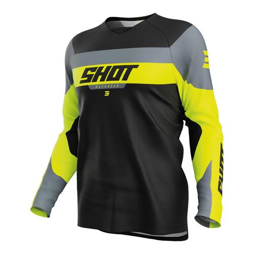 Shot Draw League Kids Jersey - Neon Yellow - 4/5 - SKU:66-5303-01