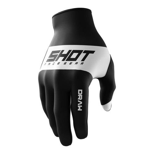Shot Draw Sky Kids Gloves - Black - 6/7 - SKU:66-5306-22