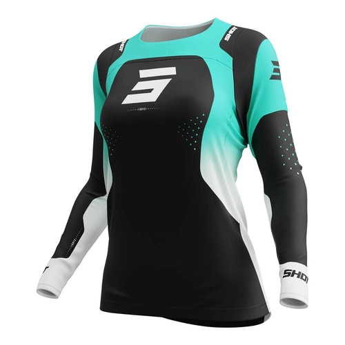 Shot Womens Contact Ionyx MX Jersey - Black/Mint