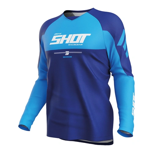 Shot Draw Private MX Jersey - Blue