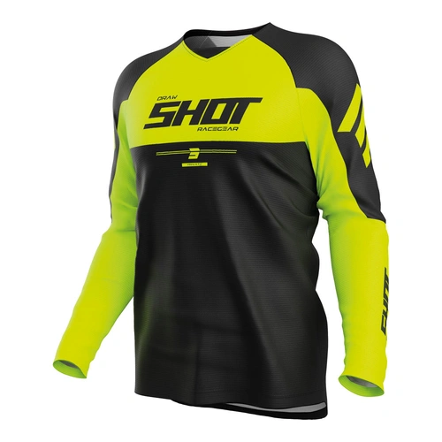 Shot Draw Private MX Jersey - Neon Yellow