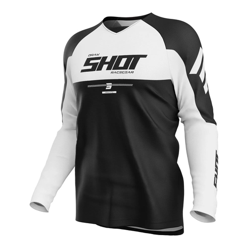 Shot Draw Private MX Jersey - White