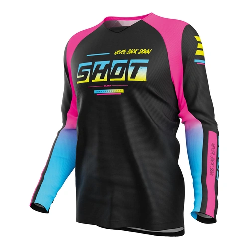 Shot Kids Draw Block MX Jersey - Pink