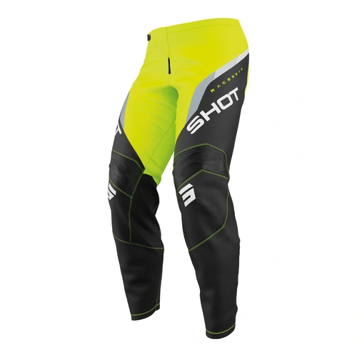 Shot Kids Draw Daytona MX Pants - Neon Yellow