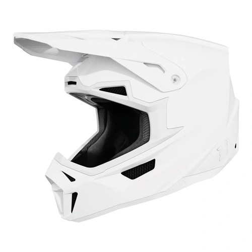 Shot Lite Solid MX Helmet - White Glossy