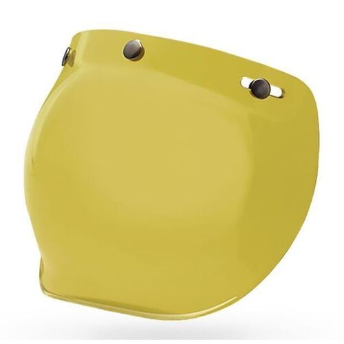 Bell Custom 500 3 Snap Bubble Visor - Yellow - SKU:7018136