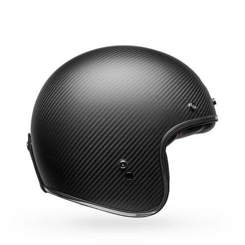 Bell Custom 500 Carbon Solid Matte Black Helmet - Small - Adult  - SKU:7080291