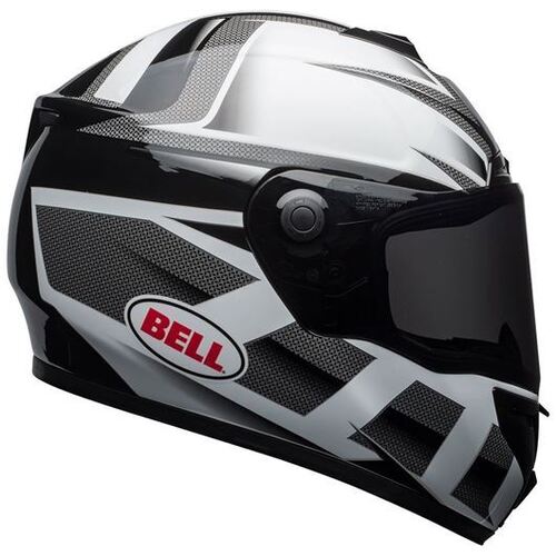 Bell SRT Predator White Black Helmet - SKU:7092380
