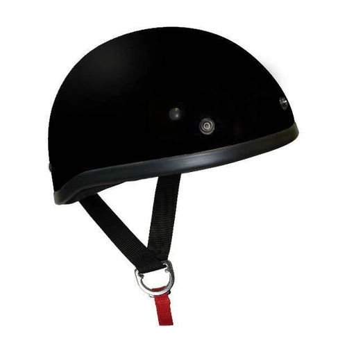 THH T-70 Shorty Plain Gloss Black Helmet - XL